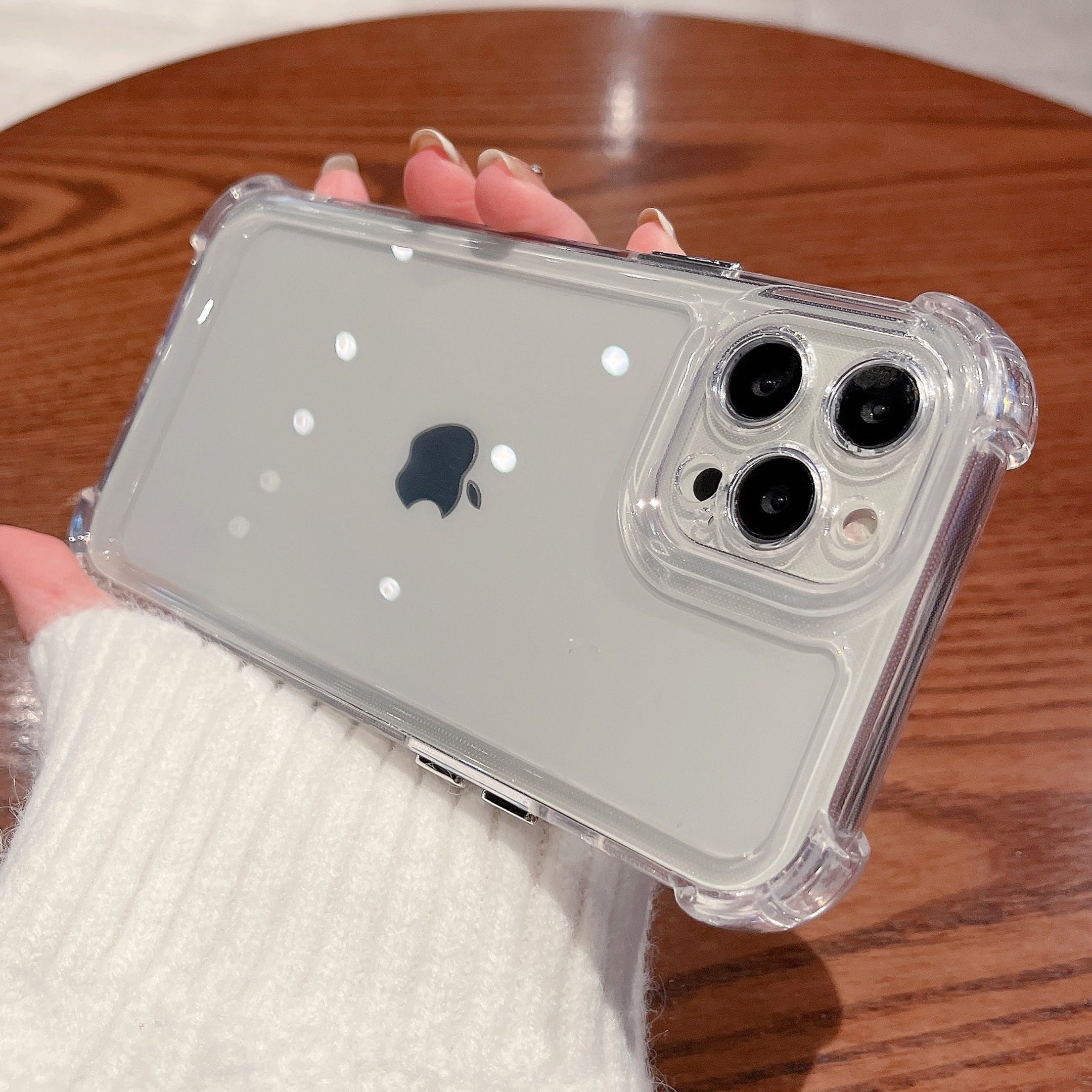 Zadní kryt telefonu pro iPhone 13 Pro 6,1 palce, čtyřrohá ochrana proti pádu, pouzdro na telefon proti poškrábání Zadní kryt telefonu pro iPhone 13 Pro 6,1 palce, čtyřrohá ochrana proti pádu, pouzdro na telefon proti poškrábání